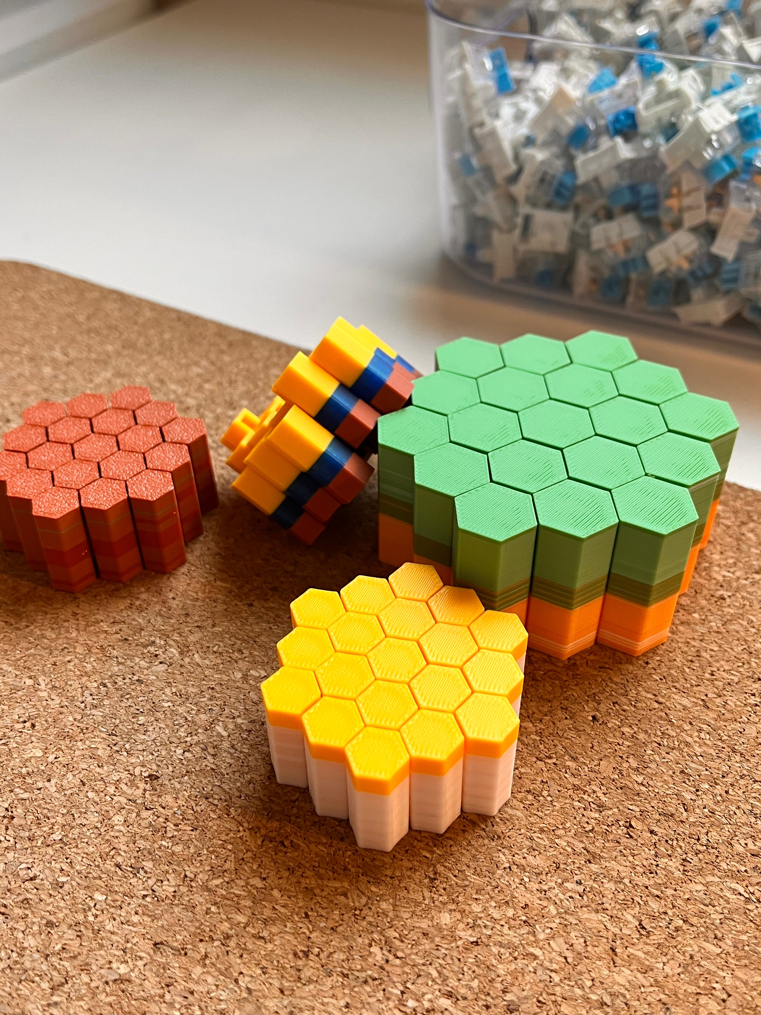 Mystery hexagon fidget