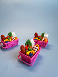 Grocery basket pink