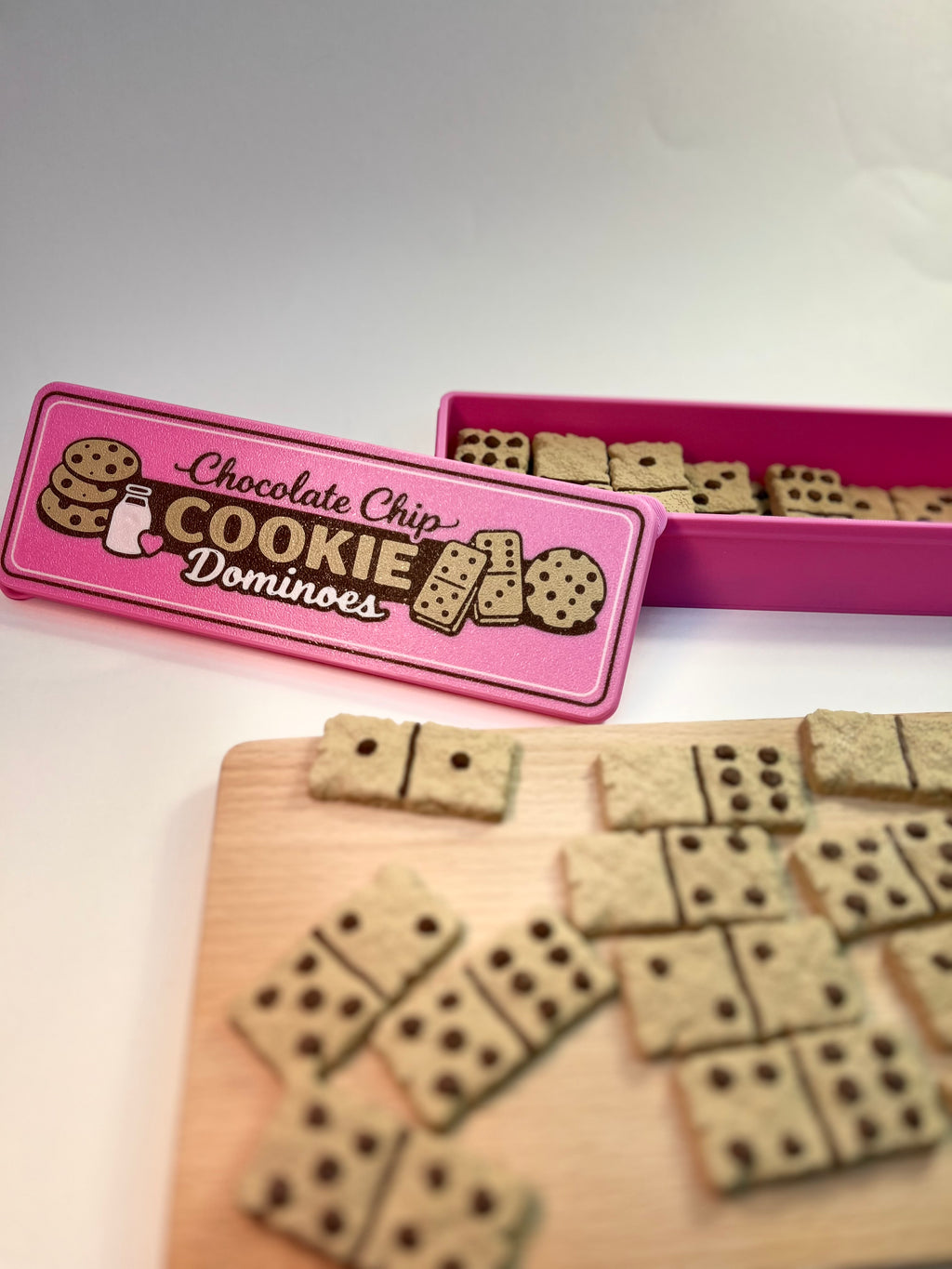 Chocolate chip cookie Dominos ￼