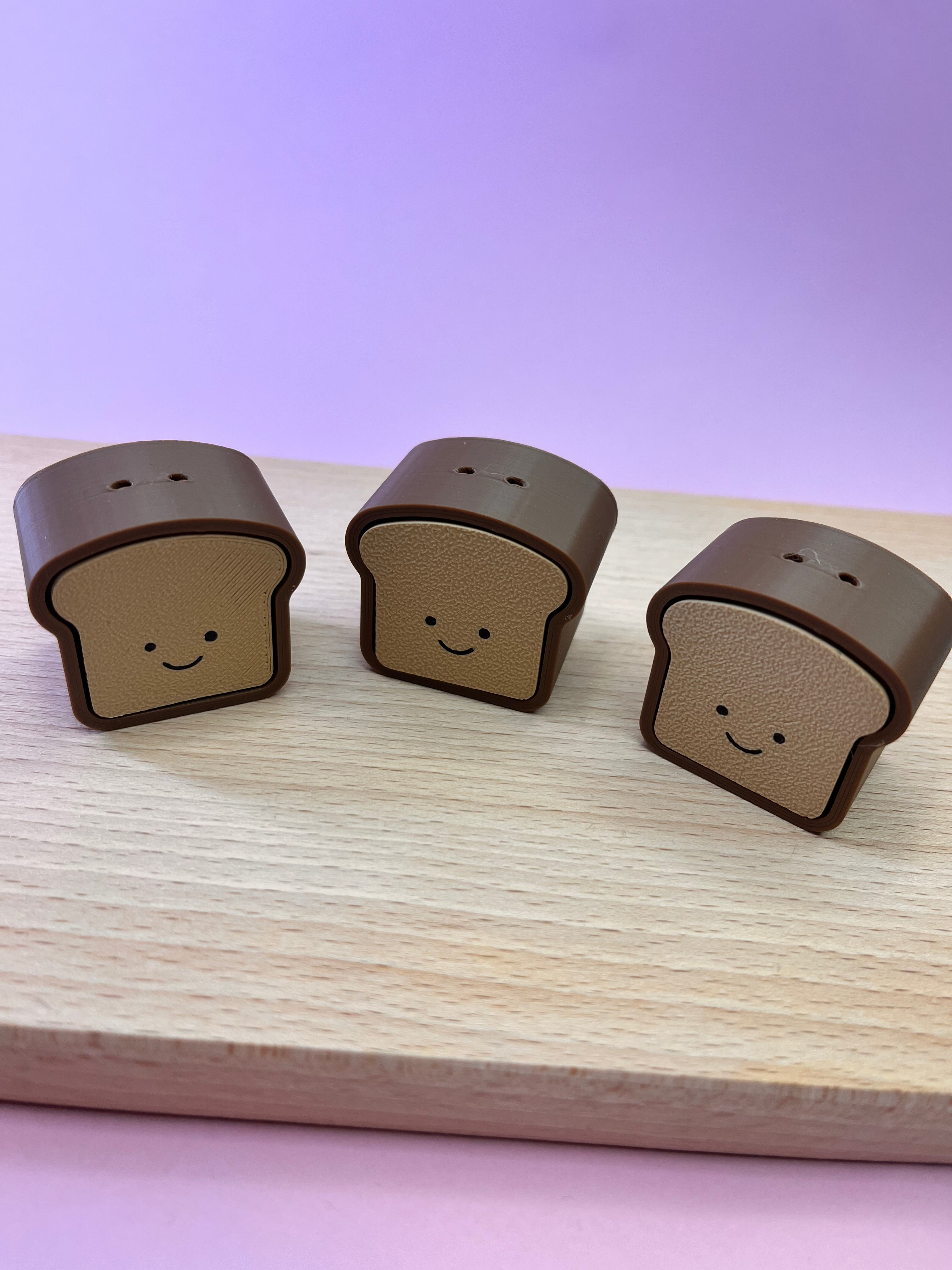 Bread keychain clicker ￼